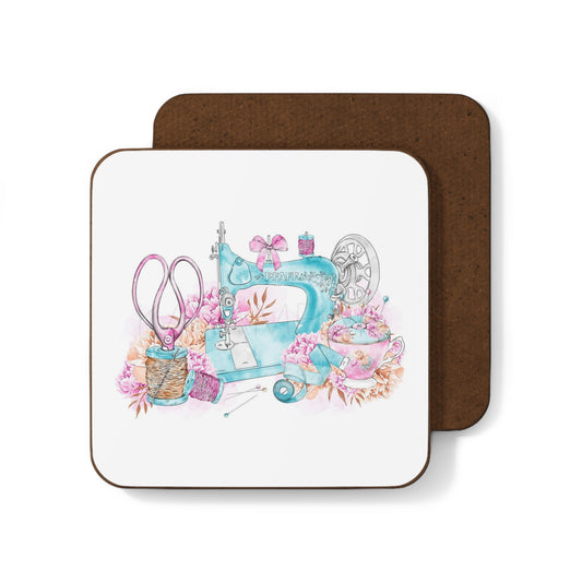 Coaster Water Color Sewing Machine