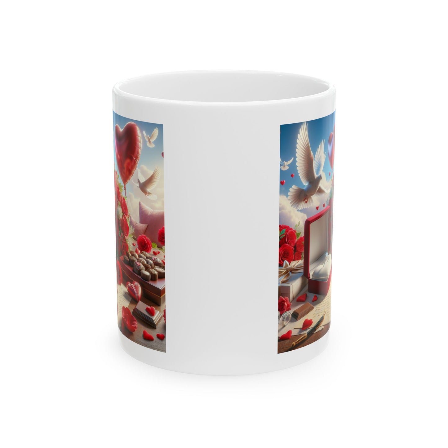 Valentines Day Show Stopper Romantic Gift Mug. (11oz, 15oz).